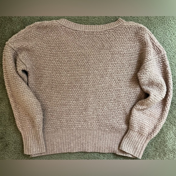 SO Women's V-Neck Sweater - Soft Pink - Picture 2 of 4